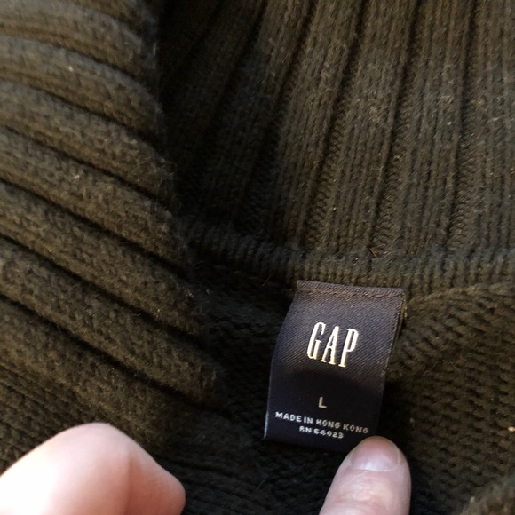 🖤Vintage black snap front cardigan from the Gap🖤 - Picture 3 of 6